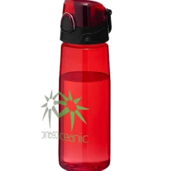 Bidon sportowy Capri / Czerwony przezroczysty 10031302