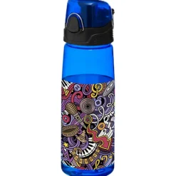 Bidon sportowy Capri / Niebieski przezroczysty 10031300