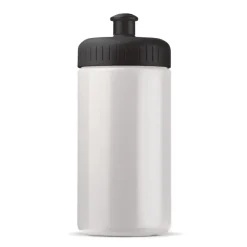 Bidon Sportowy Classic 500ml / Biały / czarny LT98795-N0102