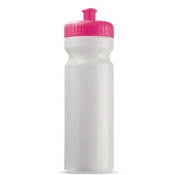 Bidon Sportowy Classic 750ml / Biały / różowy LT98797-N0176