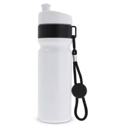Bidon Sportowy Z Obwódka I Kolorowym Sznurkiem 750ml / Biały / pomarańczowy LT98736-N0126