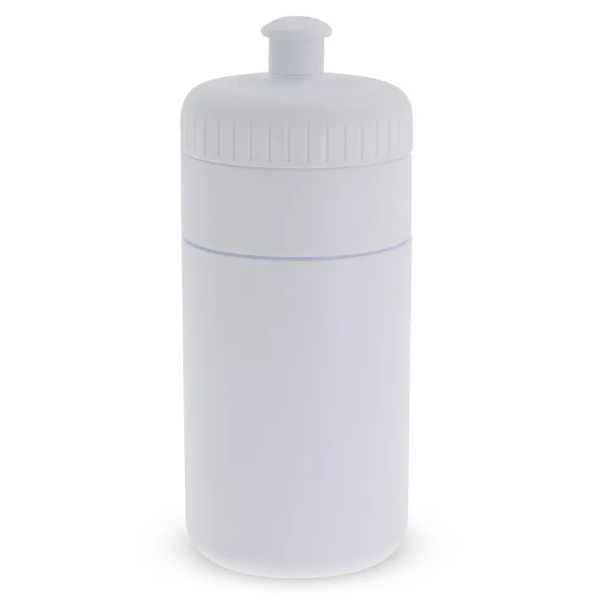 Bidon Sportowy Z Obwódka 500ml / Biały / biały LT98735-N0101