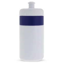 Bidon Sportowy Z Obwódka 500ml / Biały / ciemnoniebieski LT98735-N0110