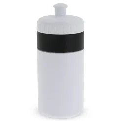 Bidon Sportowy Z Obwódka 500ml / Biały / czarny LT98735-N0102