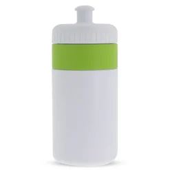 Bidon Sportowy Z Obwódka 500ml / Biały / jasnozielony LT98735-N0132