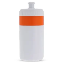Bidon Sportowy Z Obwódka 500ml / Biały / pomarańczowy LT98735-N0126