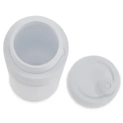Bidon sportowy z obwódką  750ml / Biały / czarny LT98786-N0102