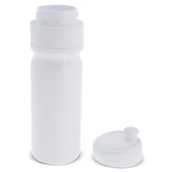 Bidon sportowy z obwódką  750ml / Biały / czarny LT98786-N0102