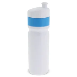 Bidon sportowy z obwódką  750ml / Biały / różowy LT98786-N0176