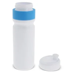 Bidon sportowy z obwódką  750ml / Biały / różowy LT98786-N0176