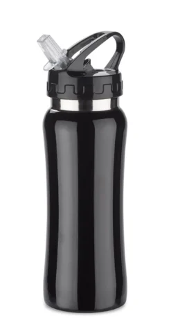 Bidon stalowy PATRO 600 ml / Czarny 16226-02