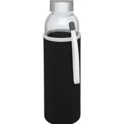 Bidon szklany Bodhi o pojemności 500 ml / Czarny 10065690