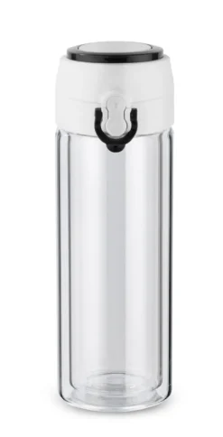 Bidon szklany VAKO 260 ml / Czarny 16206-02