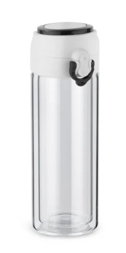 Bidon szklany VAKO 260 ml / Czarny 16206-02