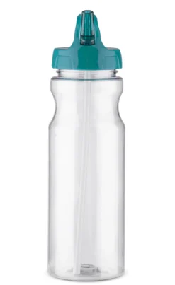 Bidon ze słomką TRANCE 700 ml / Błękitny 16216-08