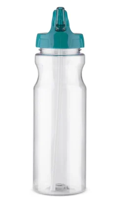 Bidon ze słomką TRANCE 700 ml / Błękitny 16216-08