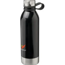 Bidon ze stali nierdzewnej Perth o pojemności 740 ml / Czarny 10059700