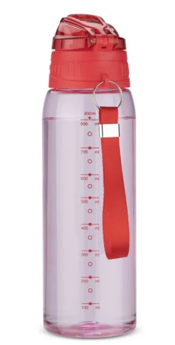 Bidon z miarką 900 ml KOLTER / Czerwony 16233-04