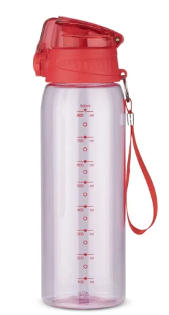 Bidon z miarką 900 ml KOLTER / Czerwony 16233-04