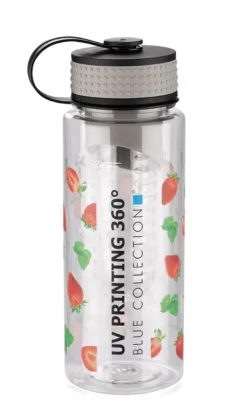 Bidon z wkładem na owoce FRUGT 800 ml / Szary 16222-14