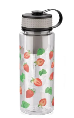 Bidon z wkładem na owoce FRUGT 800 ml / Szary 16222-14