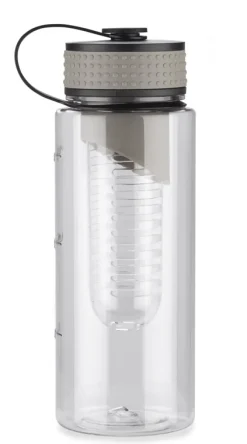 Bidon z wkładem na owoce FRUGT 800 ml / Szary 16222-14
