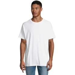 BOXY MEN T-SHIRT OVERSIZE / Bialy S03806-WH-S