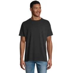 BOXY MEN T-SHIRT OVERSIZE / Deep Black S03806-DB-L