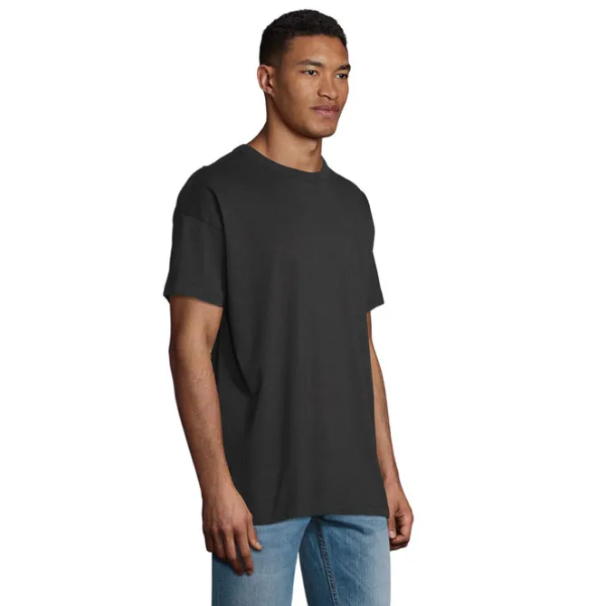 BOXY MEN T-SHIRT OVERSIZE / Deep Black S03806-DB-S