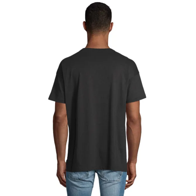 BOXY MEN T-SHIRT OVERSIZE / Deep Black S03806-DB-S