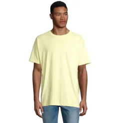 BOXY MEN T-SHIRT OVERSIZE / Jasno Żółty S03806-LY-L