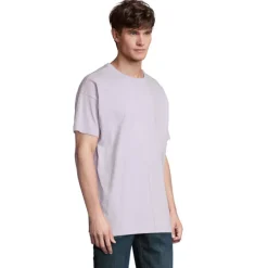 BOXY MEN T-SHIRT OVERSIZE / Lilac S03806-LL-M