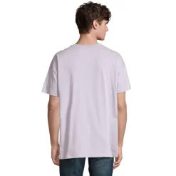 BOXY MEN T-SHIRT OVERSIZE / Lilac S03806-LL-L