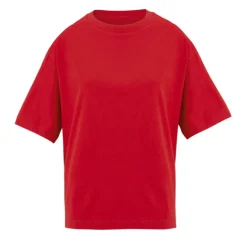 BOXY WOMEN T-SHIRT OVERSIZE / Bright Rojo S03807-BT-L