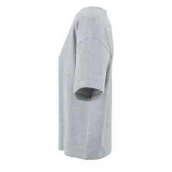 BOXY WOMEN T-SHIRT OVERSIZE / Jasnoszary Melanż S03807-DH-XS