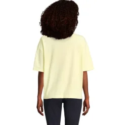 BOXY WOMEN T-SHIRT OVERSIZE / Jasno Żółty S03807-LY-XL