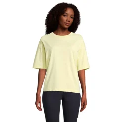 BOXY WOMEN T-SHIRT OVERSIZE / Jasno Żółty S03807-LY-L