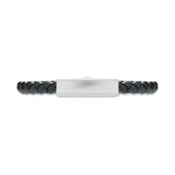 Bransoletka ze sztucznej skóry / Czarny MO2377-03