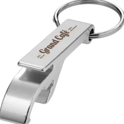 Brelok aluminiowy Tao z otwieraczem do butelek i puszek / Srebrny 11801803