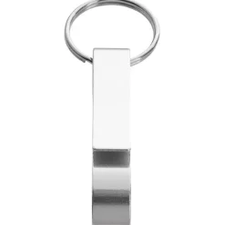 Brelok aluminiowy Tao z otwieraczem do butelek i puszek / Srebrny 11801803