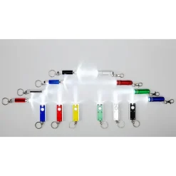 Brelok do kluczy, lampka LED / Czarny V5455-03/A