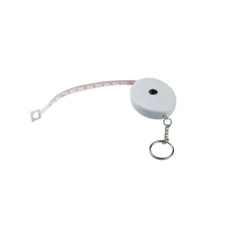 Brelok do kluczy, miara 1,5m / Biały V5615-02
