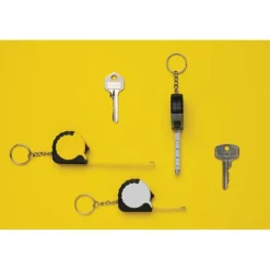 Brelok do kluczy, miara 1 m / Szary P191.7302