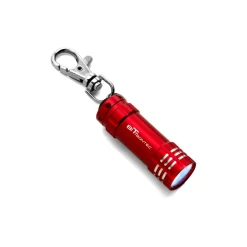 Brelok karabińczyk, lampka LED / Czerwony V4193-05/A