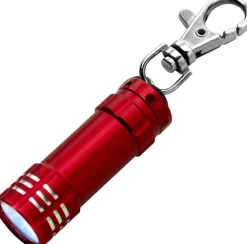 Brelok karabińczyk, lampka LED / Czerwony V4193-05_W