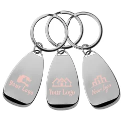 Brelok metalowy otwieracz do butelek HASTINGS / Szary 226007