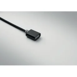 Brelok 3w1 kabel ładujący / Czarny MO3150-03