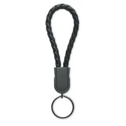 Brelok z kablem USB-C / Czarny MO2647-03