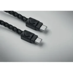 Brelok z kablem USB-C / Czarny MO2647-03