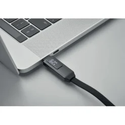 Brelok z kablem 60W / Czarny MO2682-03